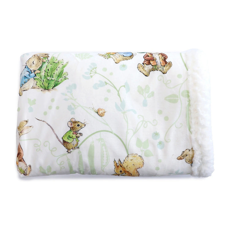 Bubba Blue Peter Rabbit & Benjamin Bunny Cuddle Blanket