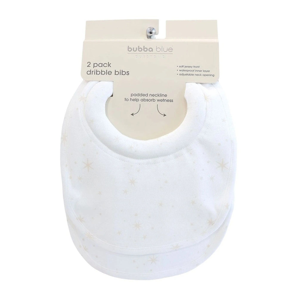 Bubba Blue Twinkle Twinkle 2pk Dribble Bibs