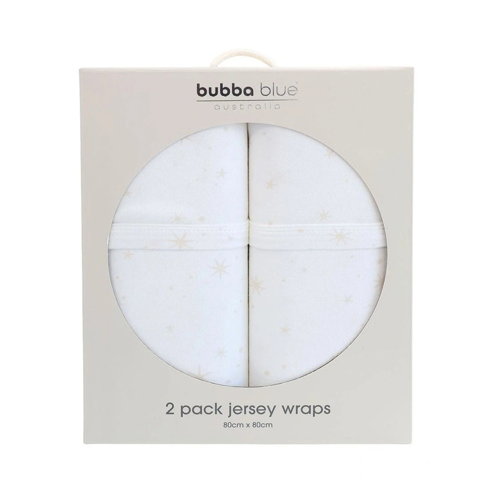 Bubba Blue Twinkle Twinkle 2pk Jersey Wraps
