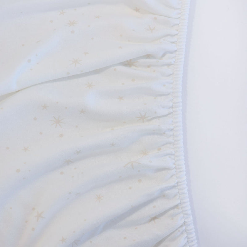 Bubba Blue Twinkle Twinkle Jersey Cot Fitted Sheet