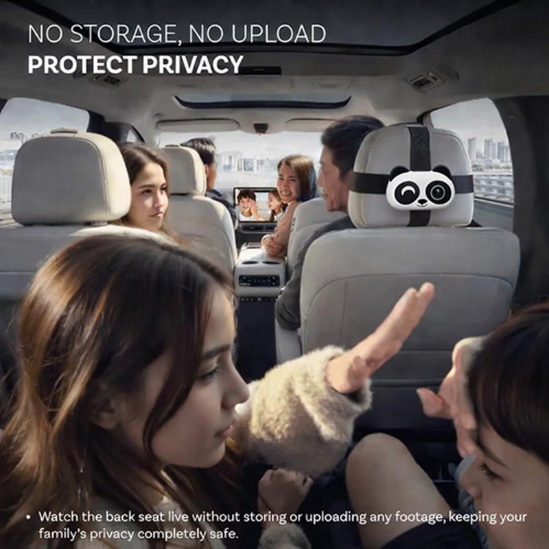 Bubbasafe Baby View Car Monitoring System - Panda