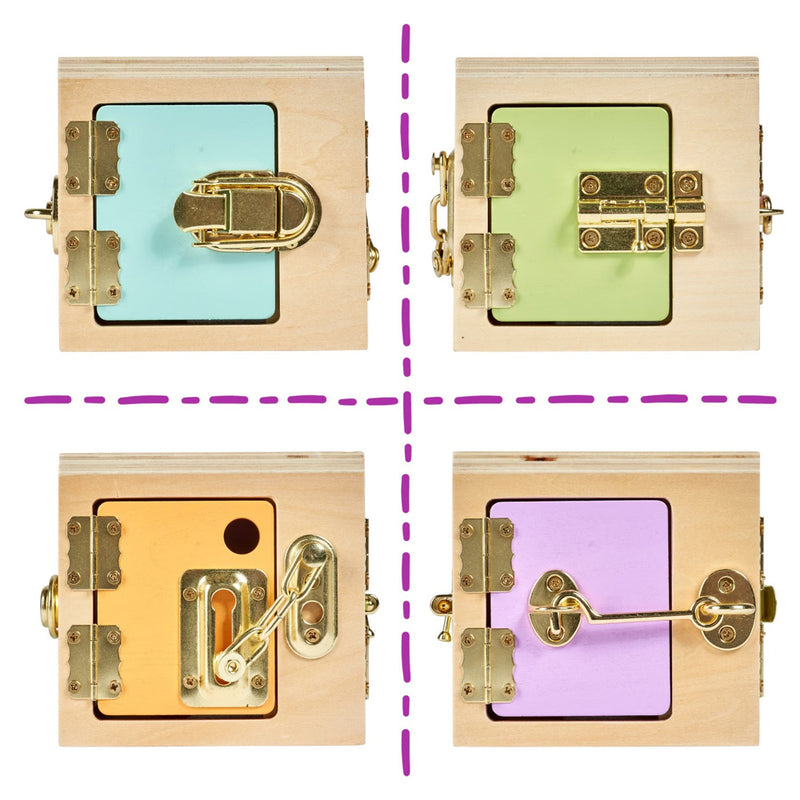 Bubble Montessori by Eichhorn Lock Cube