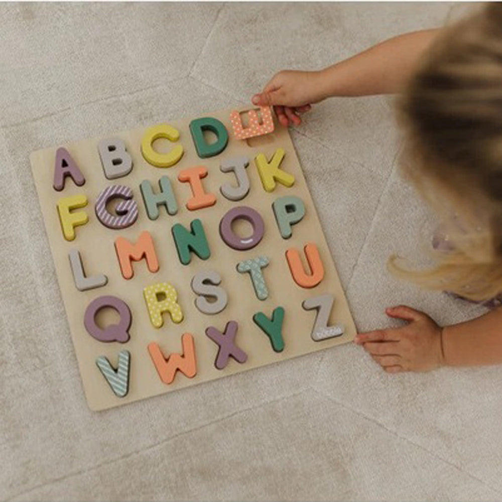 Bubble Wooden Alphabet Puzzle