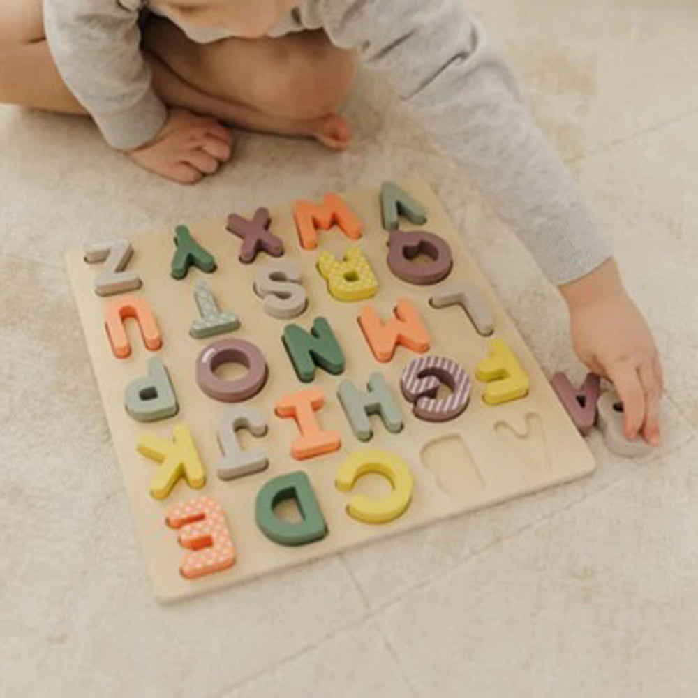 Bubble Wooden Alphabet Puzzle