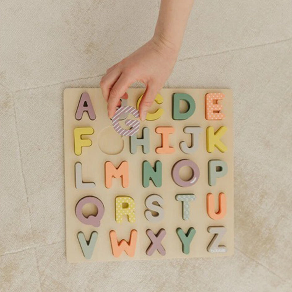 Bubble Wooden Alphabet Puzzle