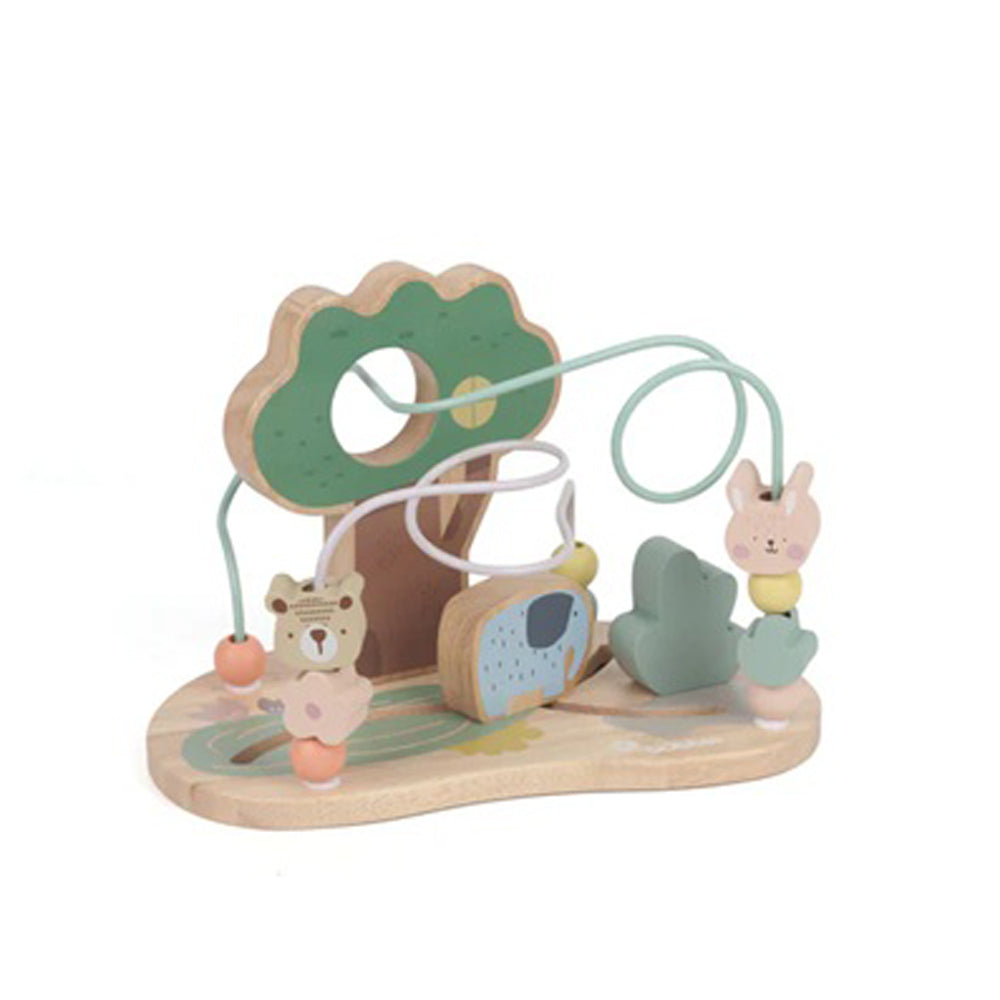 Bubble Wooden Bead Maze