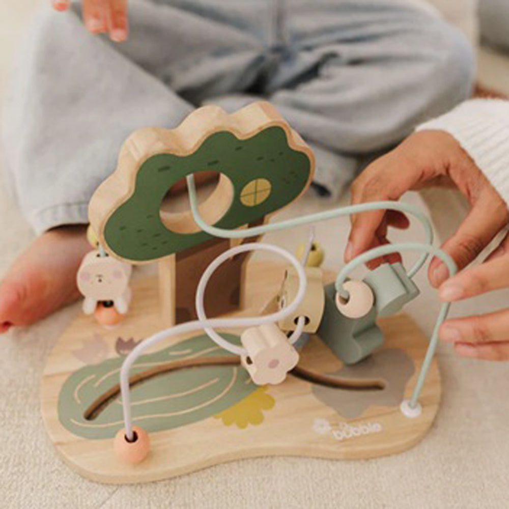 Bubble Wooden Bead Maze