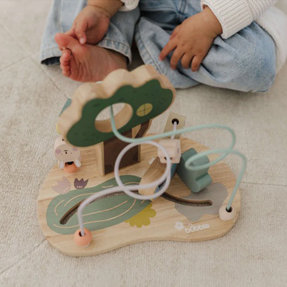 Bubble Wooden Bead Maze