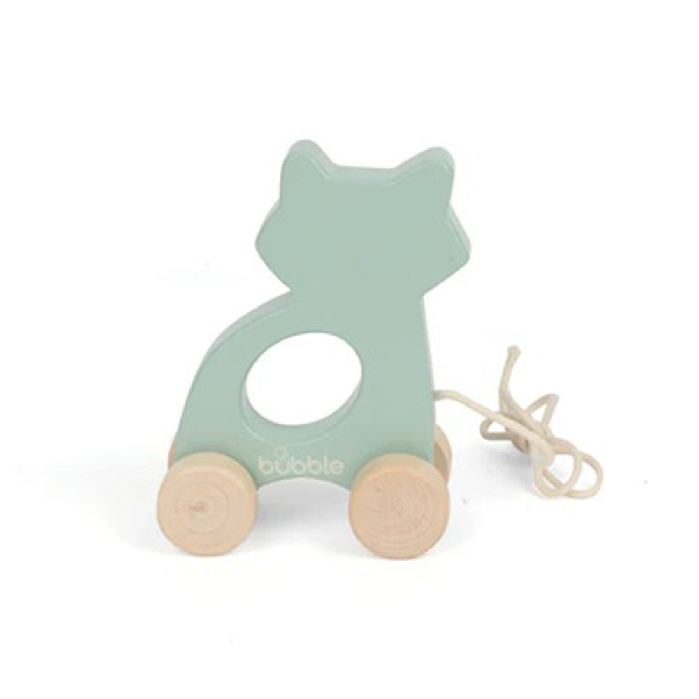 Bubble Wooden Raccoon Pull Along Toy