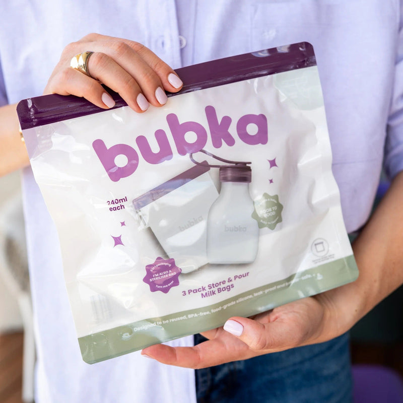Bubka Store & Snack Milk Bags 3pk