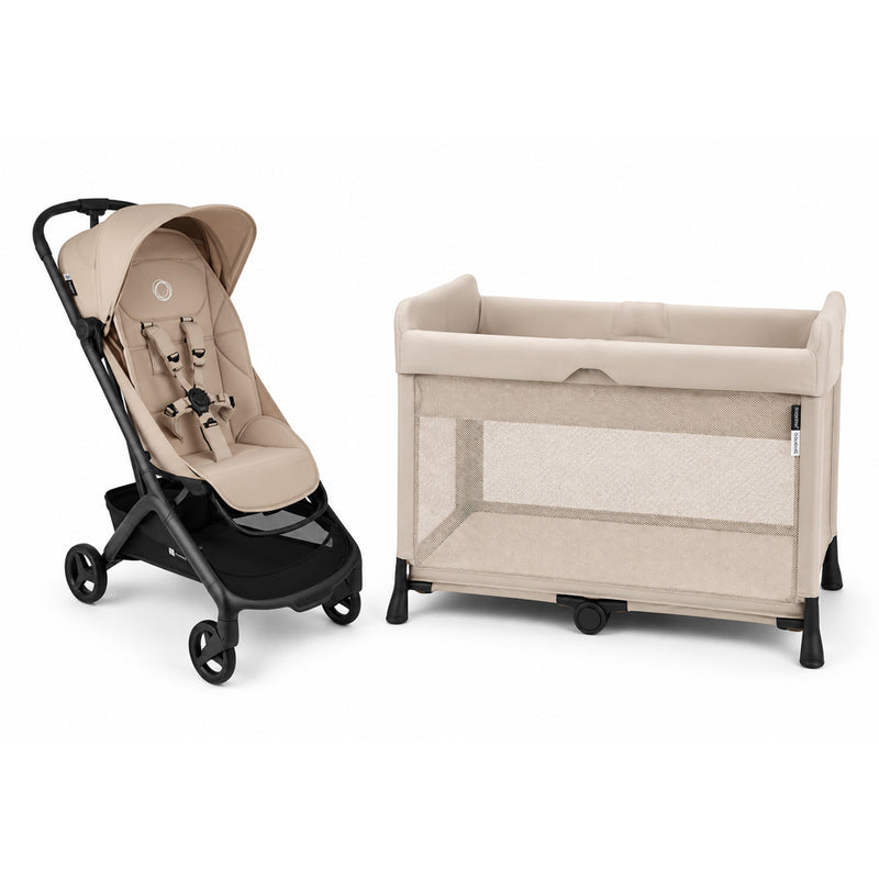 Bugaboo Butterfly 2 PLUS Travel Stroller + Stardust Travel Cot Bundle