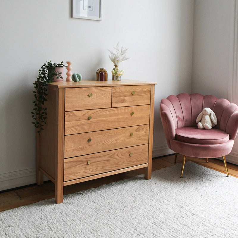 Cariboo MacKenzie Cot + Mattress + Dresser + Conversion Kit Nursery Package