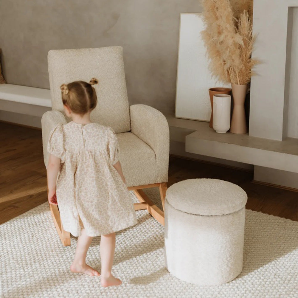 Cariboo Myla Nursing Chair & Cariboo Mylo Ottoman Bundle
