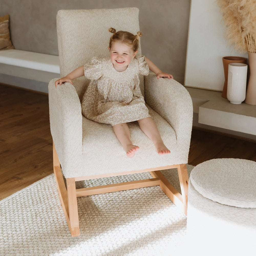Cariboo Myla Nursing Chair & Cariboo Mylo Ottoman Bundle