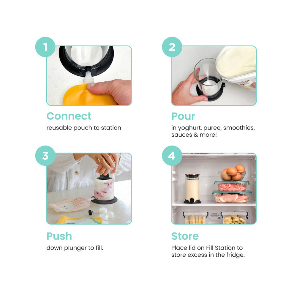 Cherub Baby Baby Food Pouch Fill Station