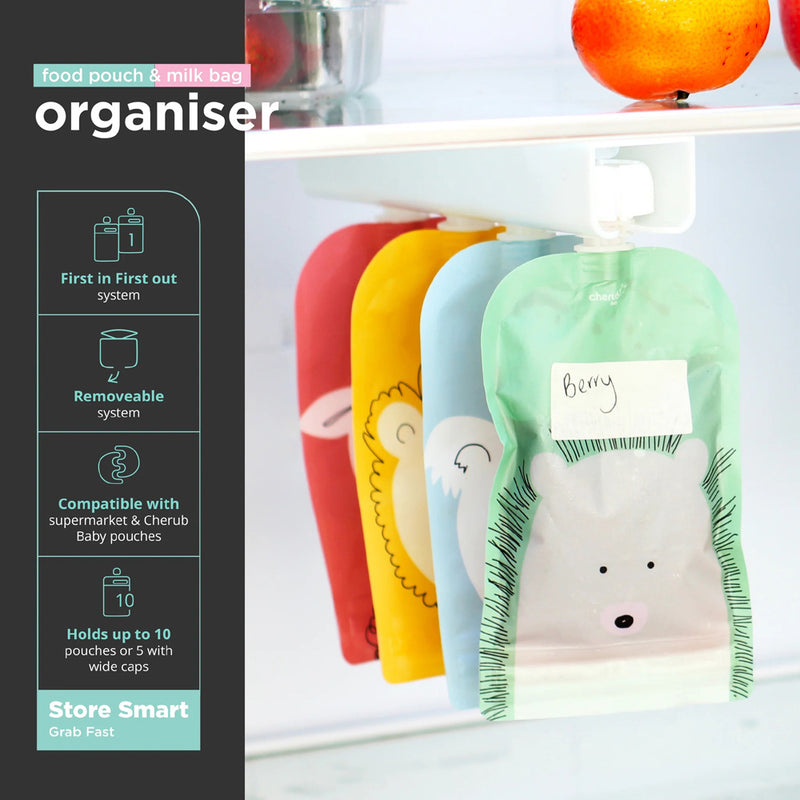 Cherub Baby On The Go Reusable Food Pouch Bundle Kit