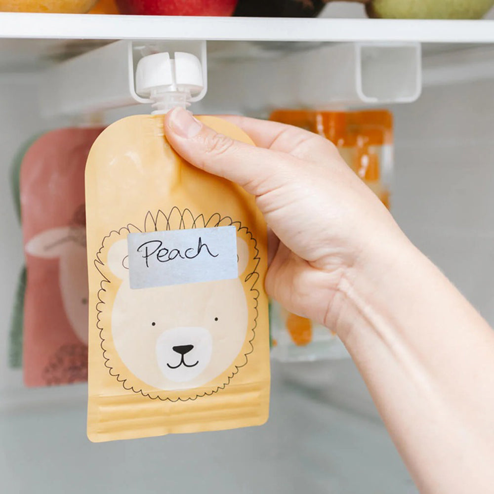 Cherub Baby Reusable Baby Food & Yoghurt Pouch Bundle Kit