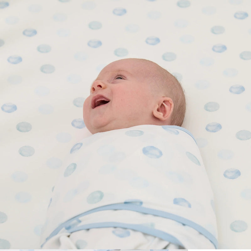 Clevamama ClevaSleep Swaddle Blue Spot