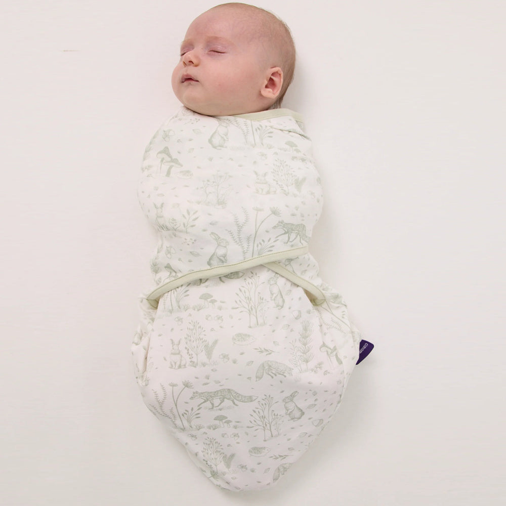 Clevamama ClevaSleep Swaddle Forest Friends