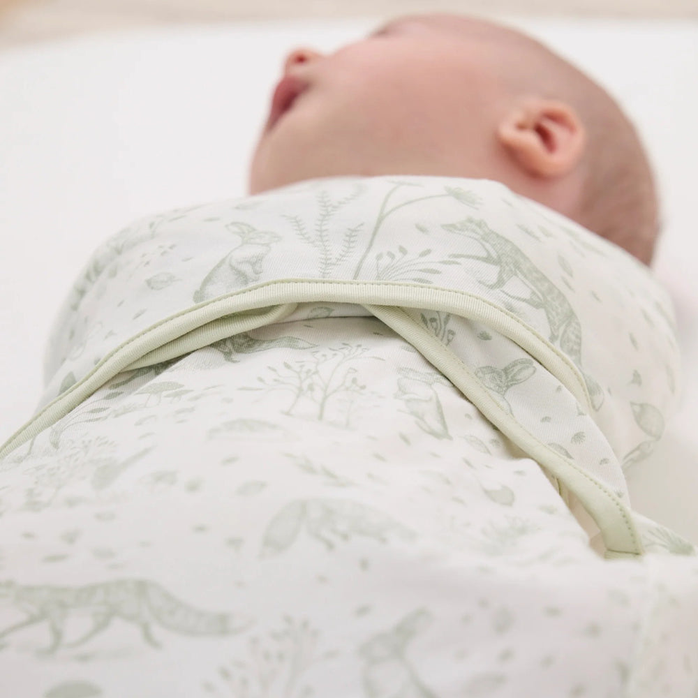 Clevamama ClevaSleep Swaddle Forest Friends