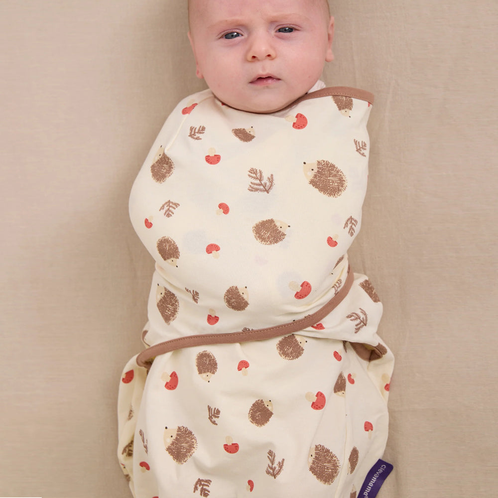 Clevamama ClevaSleep Swaddle Hedgehog