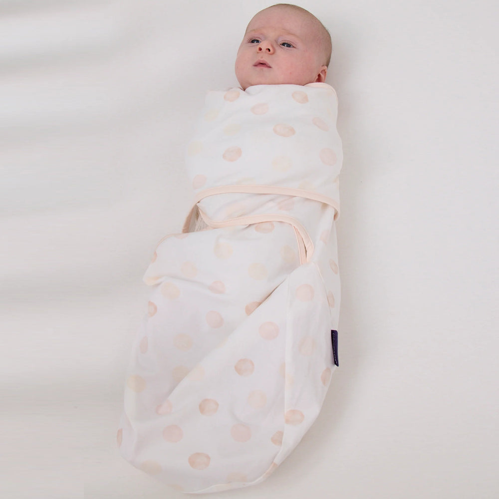 Clevamama ClevaSleep Swaddle Pink Spot