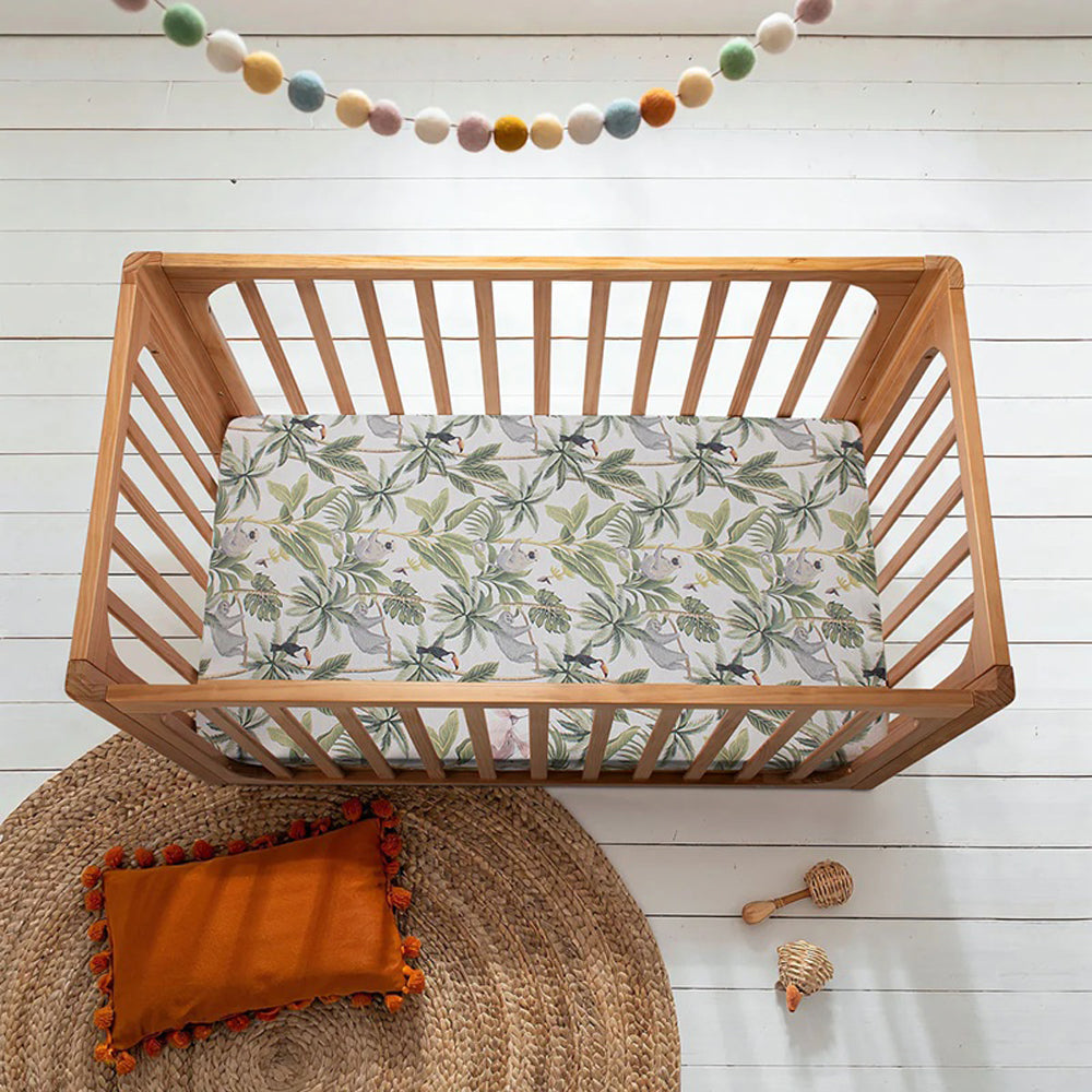 Cocoon Fitted Sheet Cot Tropicana