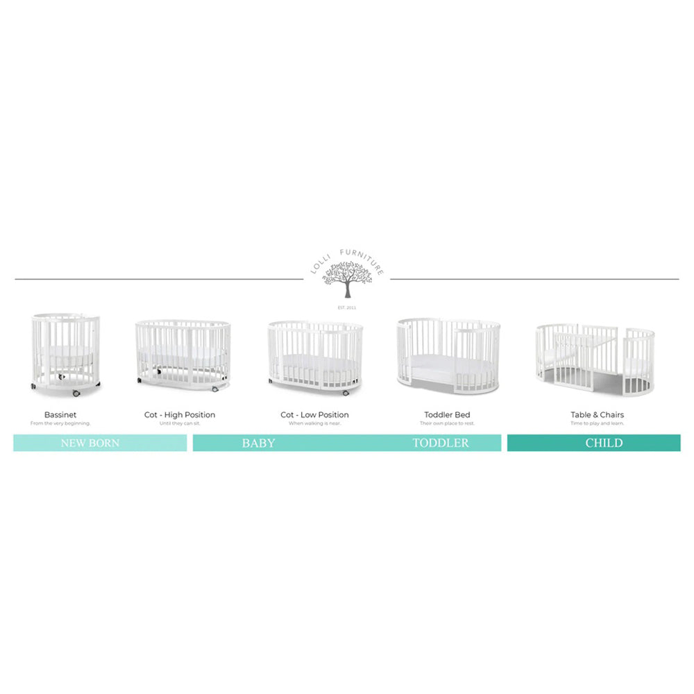 Cocoon Lolli Sprout Cot + Mattress