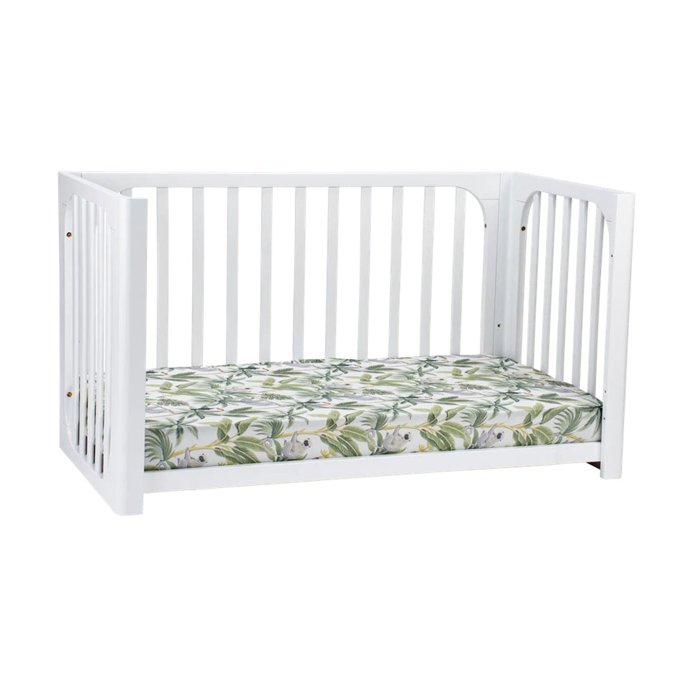 Cocoon Vibe 4 In 1 Cot + Mattress White