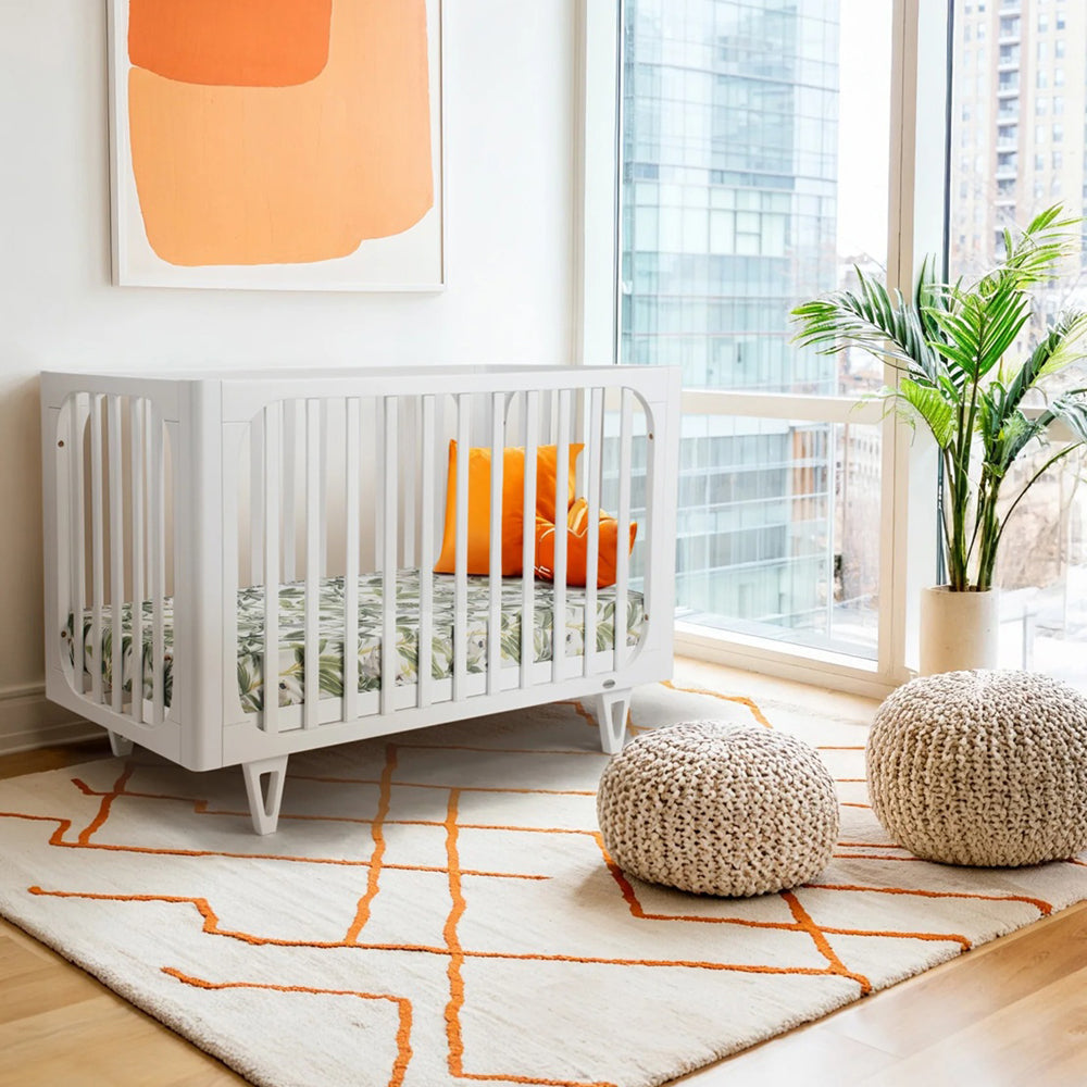 Cocoon Vibe 4 In 1 Cot + Mattress White