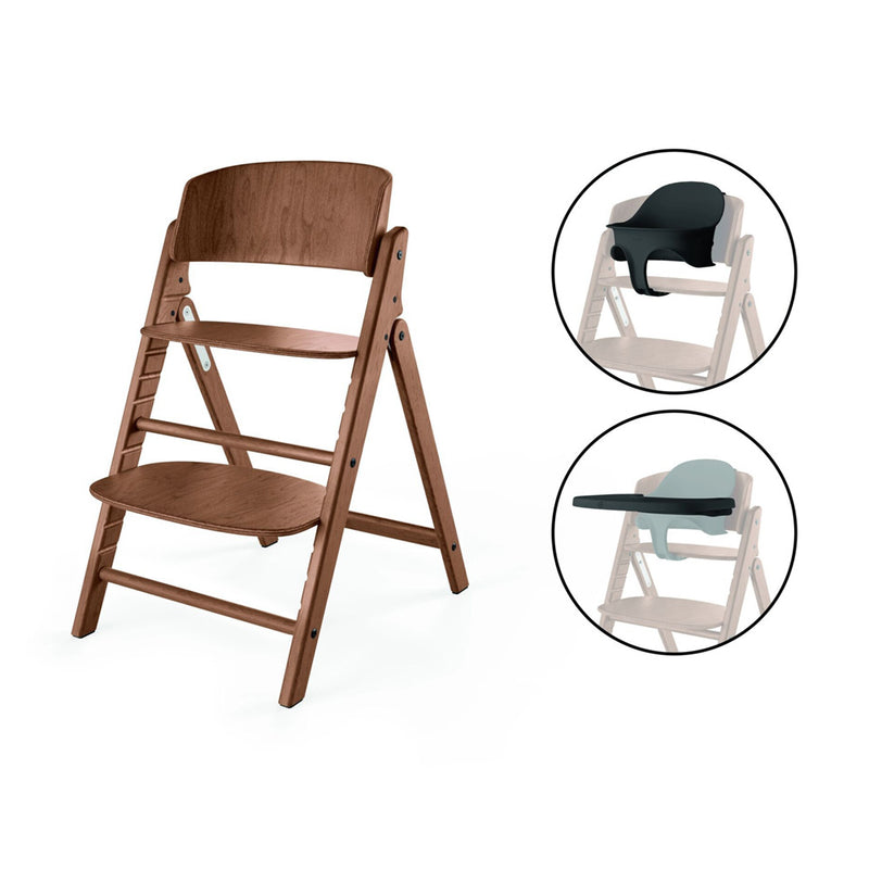 Cybex Click & Fold 3 in 1 Complete Highchair Dark Natural