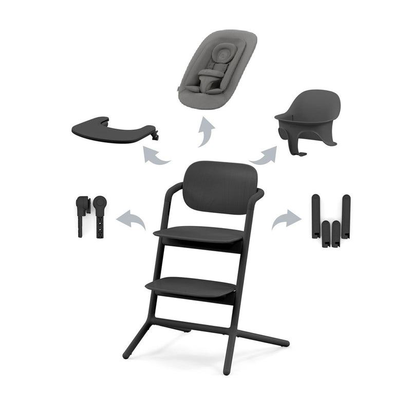 Cybex Lemo2 High Chair Newborn Bundle