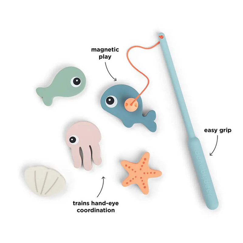 Done By Deer Bath Fishing Toy Sea Friends