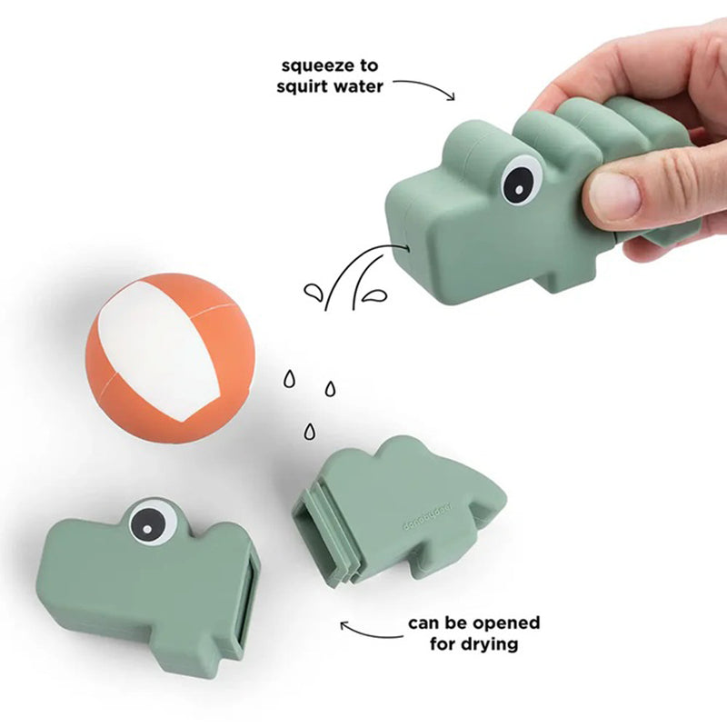 Done By Deer Bath Squirter Toy Croco Green