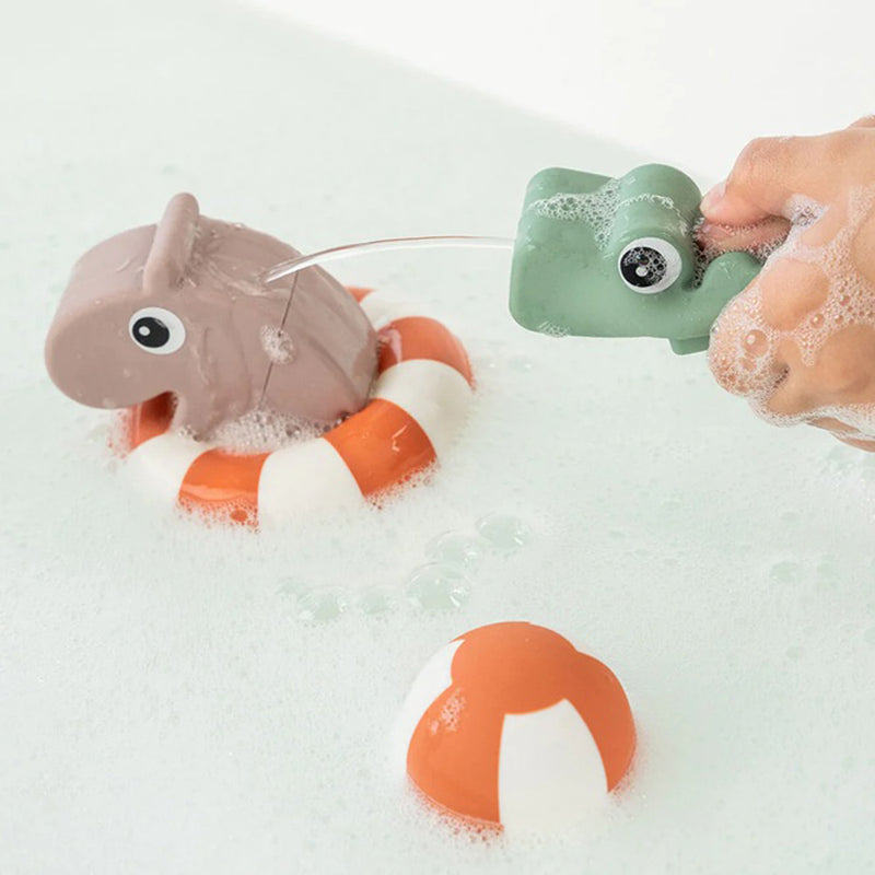 Done By Deer Bath Squirter Toy Croco Green
