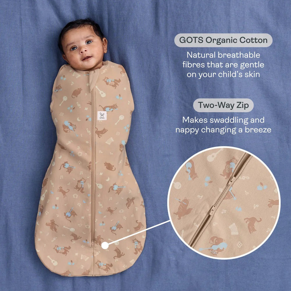 ErgoPouch 1.0 Tog Cocoon Swaddle Bag Melody