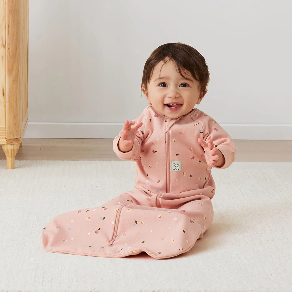 ErgoPouch 1.0 Tog Sleeping Bag With Sleeves Daisies