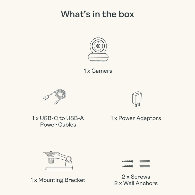 ErgoPouch Drift Home Baby Monitor Camera