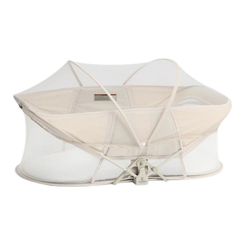 ErgoPouch Easy Sleep Portable Bassinet V2 Ecru
