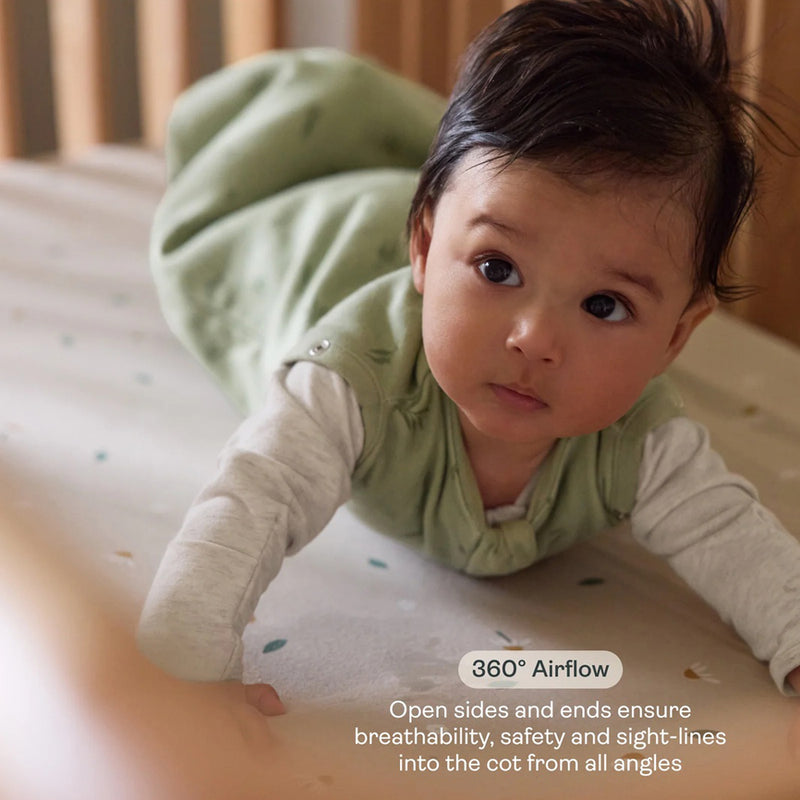 Ergopouch Ellska SKYE Cot + BabyRest Comfi Core Mattress