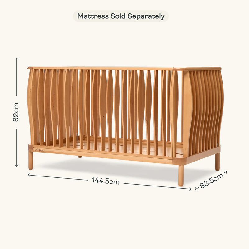 Ergopouch Ellska SKYE Cot + BabyRest Comfi Core Mattress