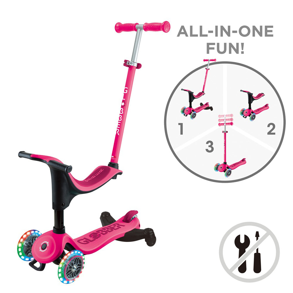 Globber Go Up Sporty Lights 360