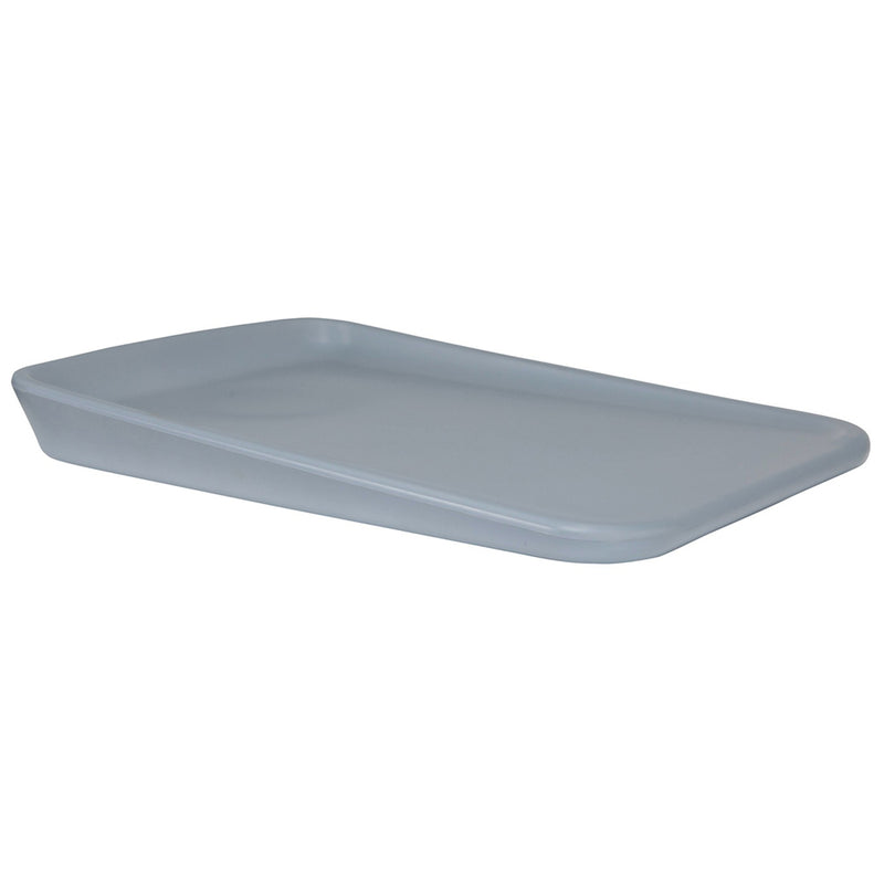 The Grotime Cheeky Change Pad by Grotime is a light gray, rectangular waterproof plastic tray with slightly raised edges, perfect for use as a newborn change pad. Shown on a white background.