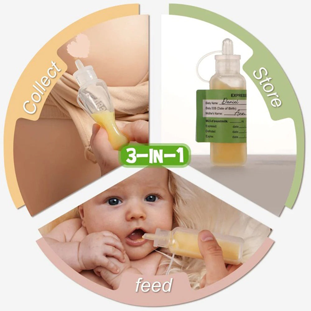 Haakaa Silicone Colostrum Collector Set Pre Sterilised 20ml 2pk