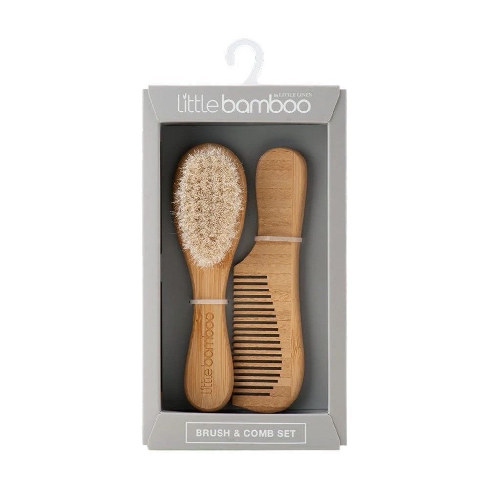 Little Bamboo Brush and Comb Set