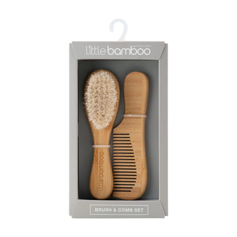 Little Bamboo Brush and Comb Set