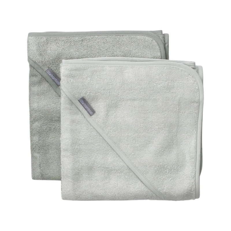 Little Bamboo Hooded Towel 2PK - Turtle Bay