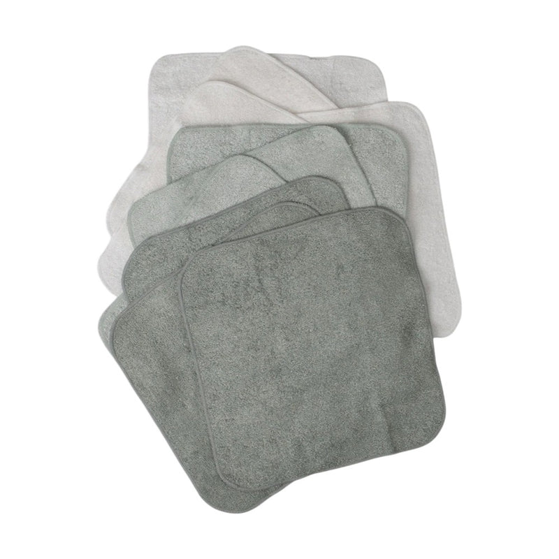 Little Bamboo Towelling Washer 10PK - Turtle Bay