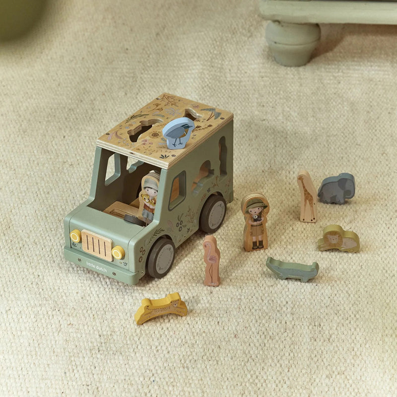 Little Dutch Safari Friends Shape Sorter Safari Car