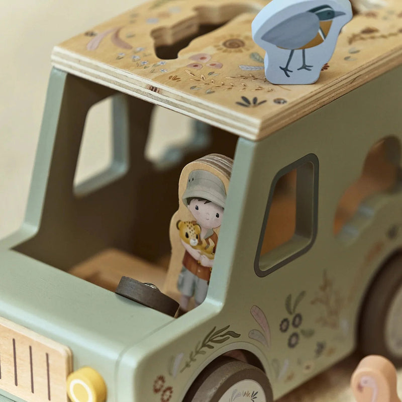 Little Dutch Safari Friends Shape Sorter Safari Car